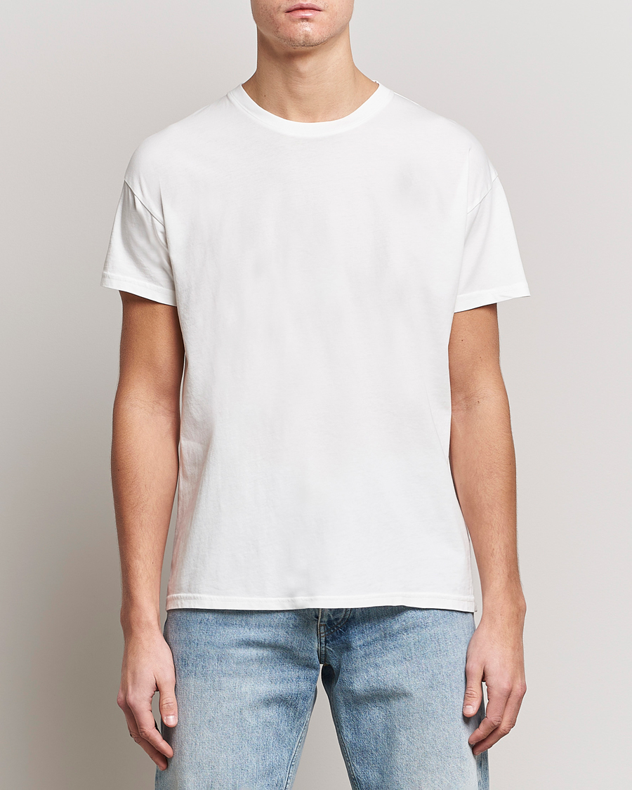 Men | White t-shirts | Jeanerica | Marcel Crew Neck T-Shirt White