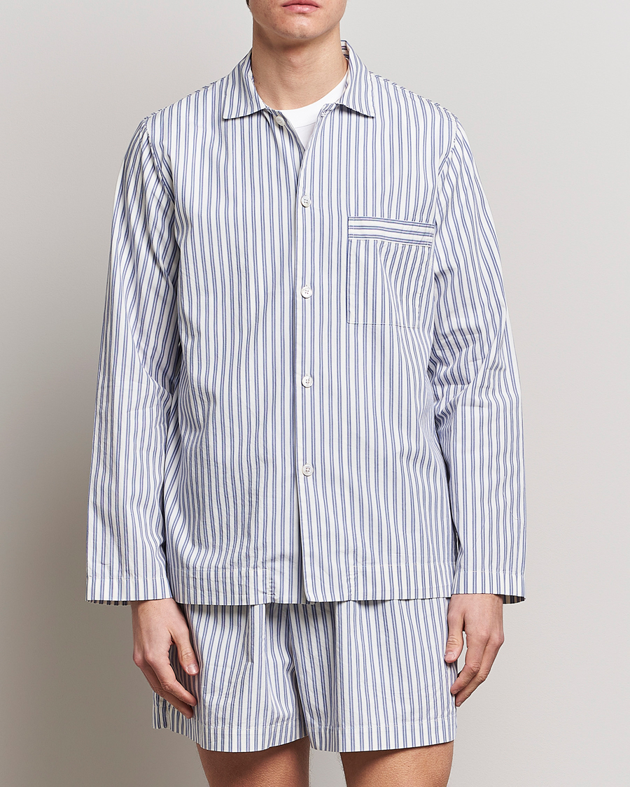 Men | Pyjamas | Tekla | Poplin Pyjama Shirt Skagen Stripes