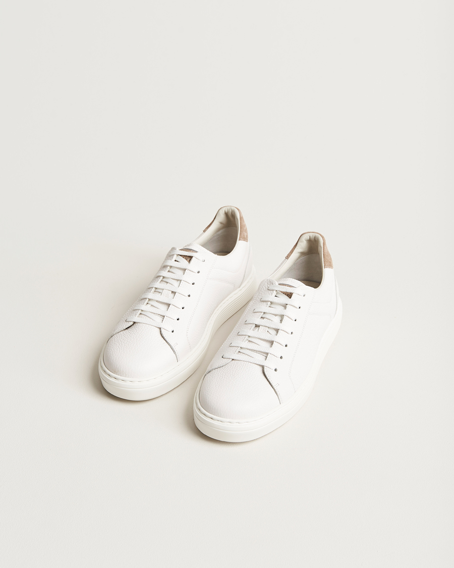 Homme | Luxury Brands | Brunello Cucinelli | Classic Sneaker White Calf