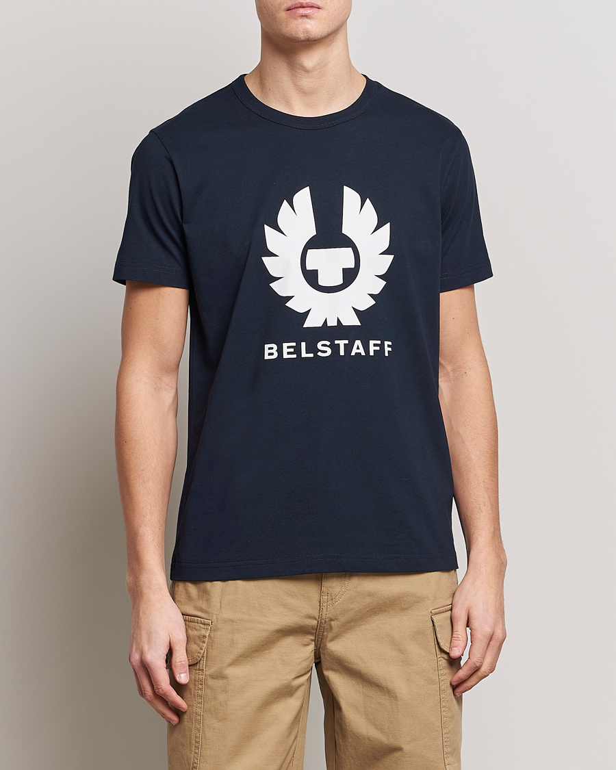 Men | Clothing | Belstaff | Phoenix Logo T-Shirt Dark Ink