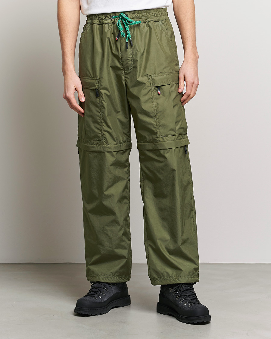 Men | Cargo Trousers | Moncler Grenoble | Zip Off Cargo Pants Military Green