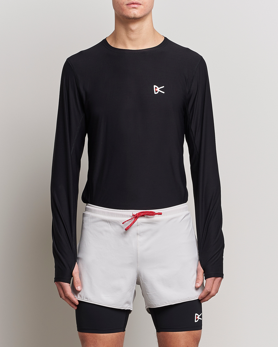 Men | Sweaters & Knitwear | District Vision | Aloe-Tech Long Sleeve T-Shirt Black