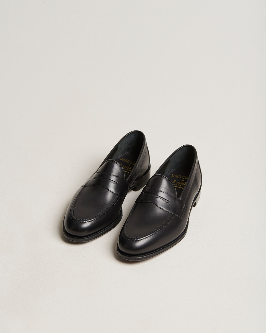 Men | Formal Wear | Loake 1880 | Hornbeam Eco Penny Loafer Black Calf