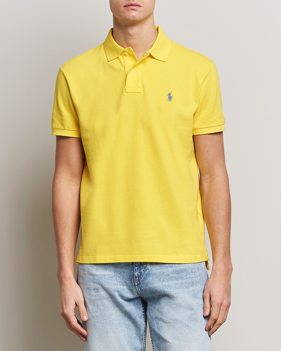 Men | Polo Shirts | Polo Ralph Lauren | Custom Slim Fit Polo Lemon Crush
