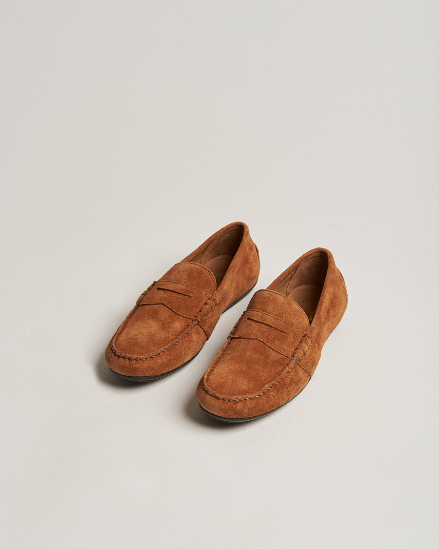 Men | Suede shoes | Polo Ralph Lauren | Reynold Suede Driving Loafer Teak