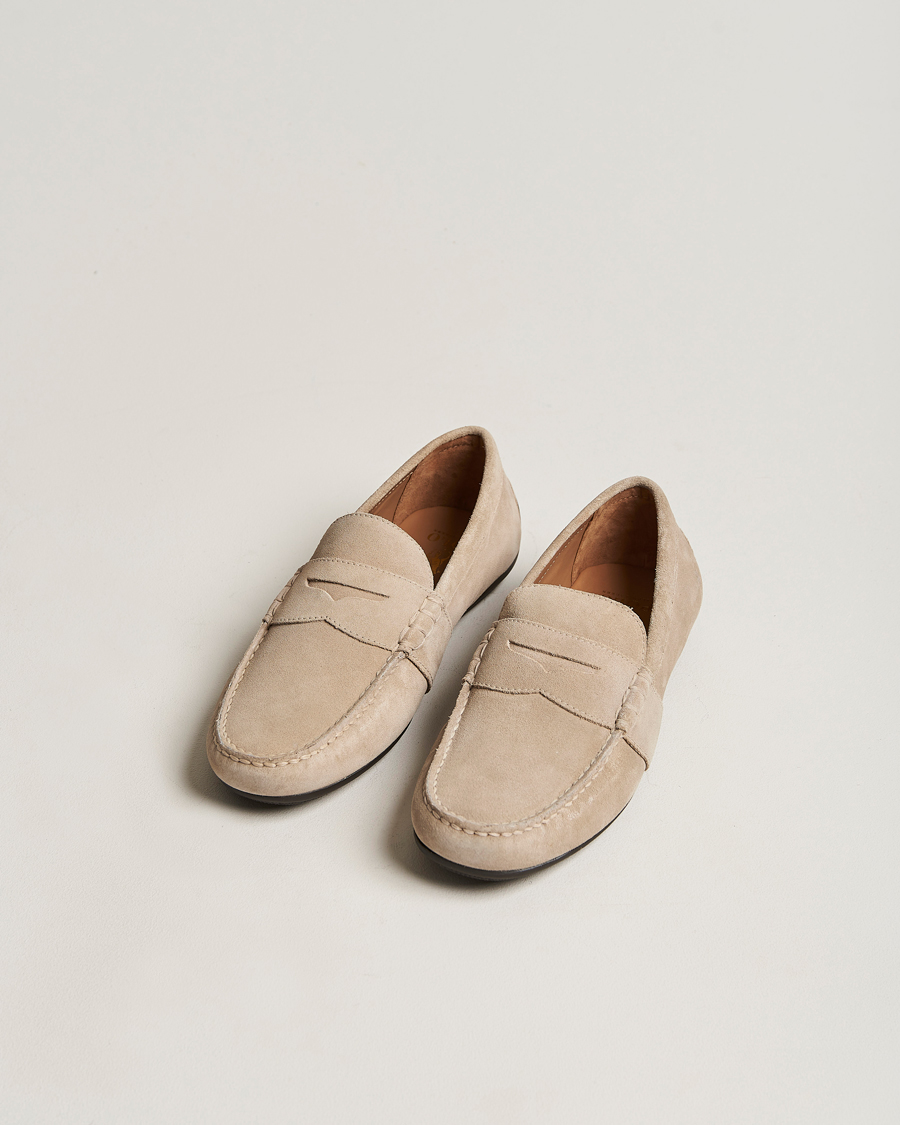 Men | Shoes | Polo Ralph Lauren | Reynold Suede Driving Loafer Milkshake
