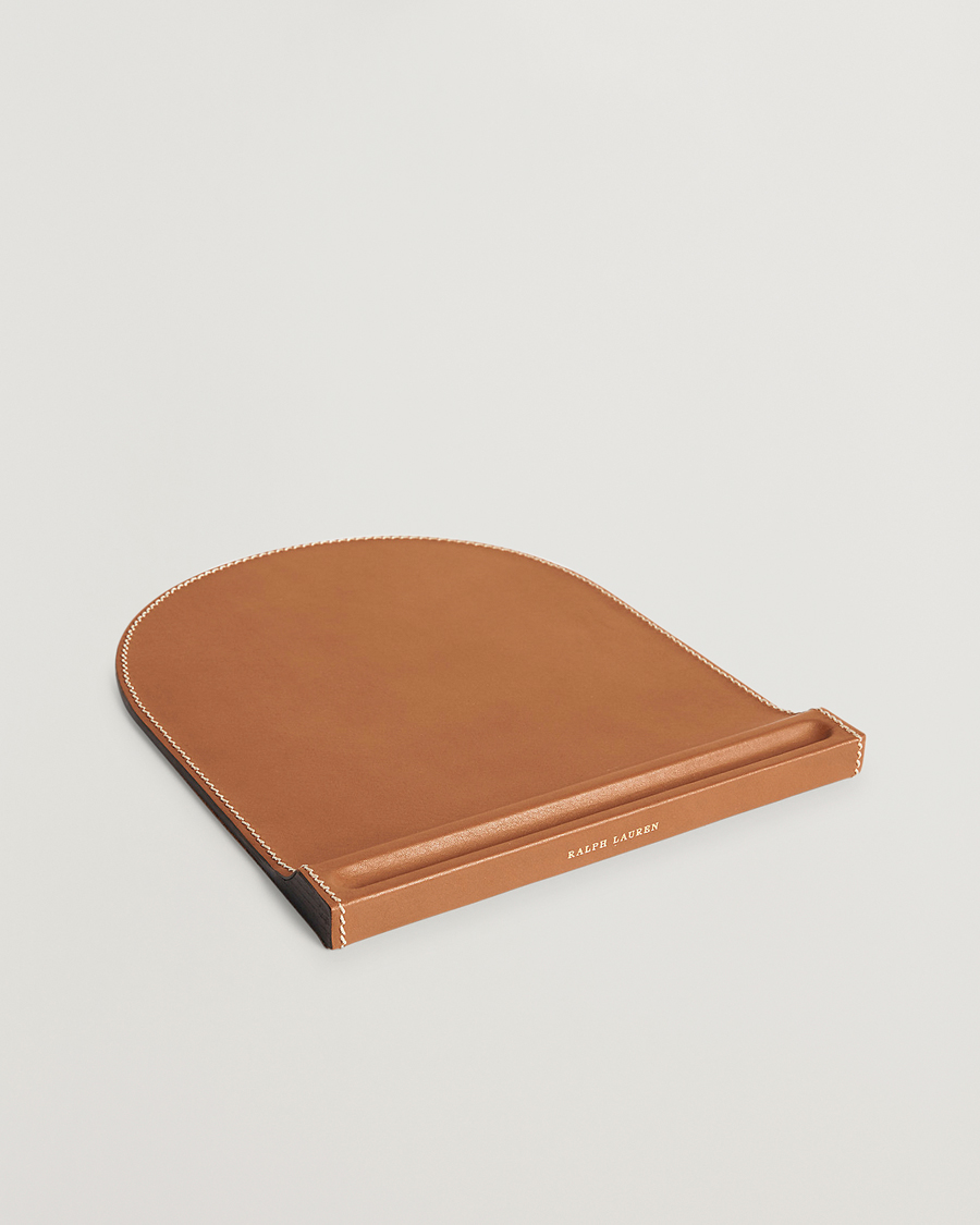Men | Lifestyle | Ralph Lauren Home | Brennan Leather Mouse Pad Saddle Brown