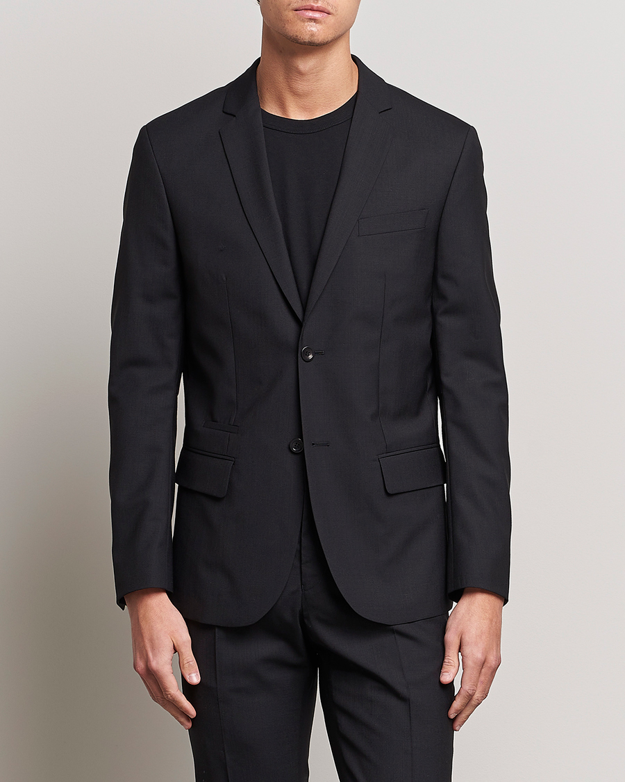 Men | Filippa K | Filippa K | Rick Cool Wool Suit Jacket Black