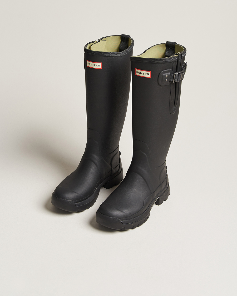 Men | Hunter Boots | Hunter Boots | Balmoral Side Adjustable Neo Boot Black