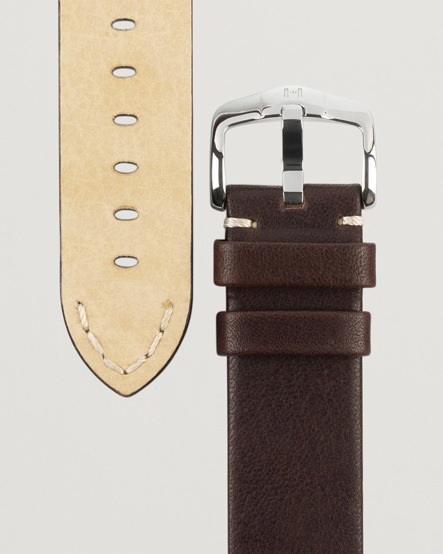 Herr |  | HIRSCH | Ranger Retro Leather Watch Strap Brown