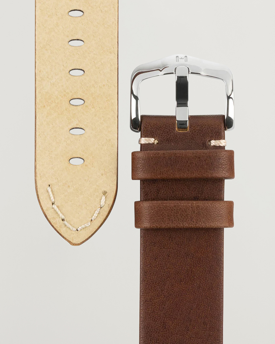 Herr |  | HIRSCH | Ranger Retro Leather Watch Strap Golden Brown
