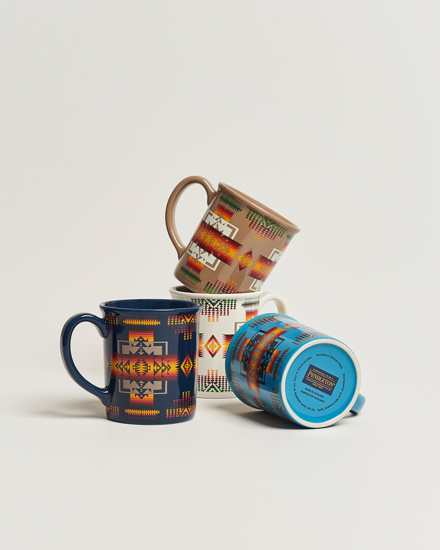Men | Lifestyle | Pendleton | Ceramic Mug Set 4-Pack Chief Joseph Mix
