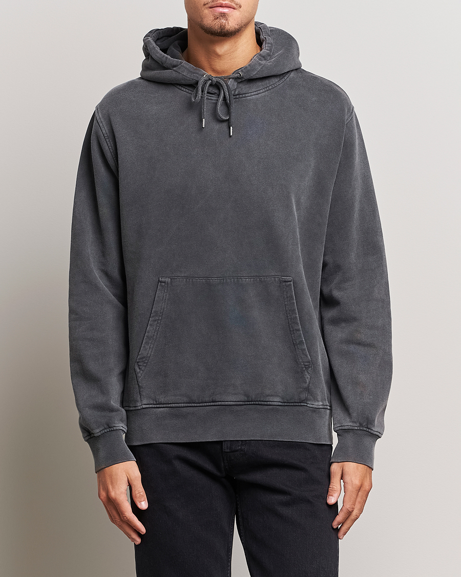 Men | Hooded Sweatshirts | Colorful Standard | Classic Organic Hood Faded Black