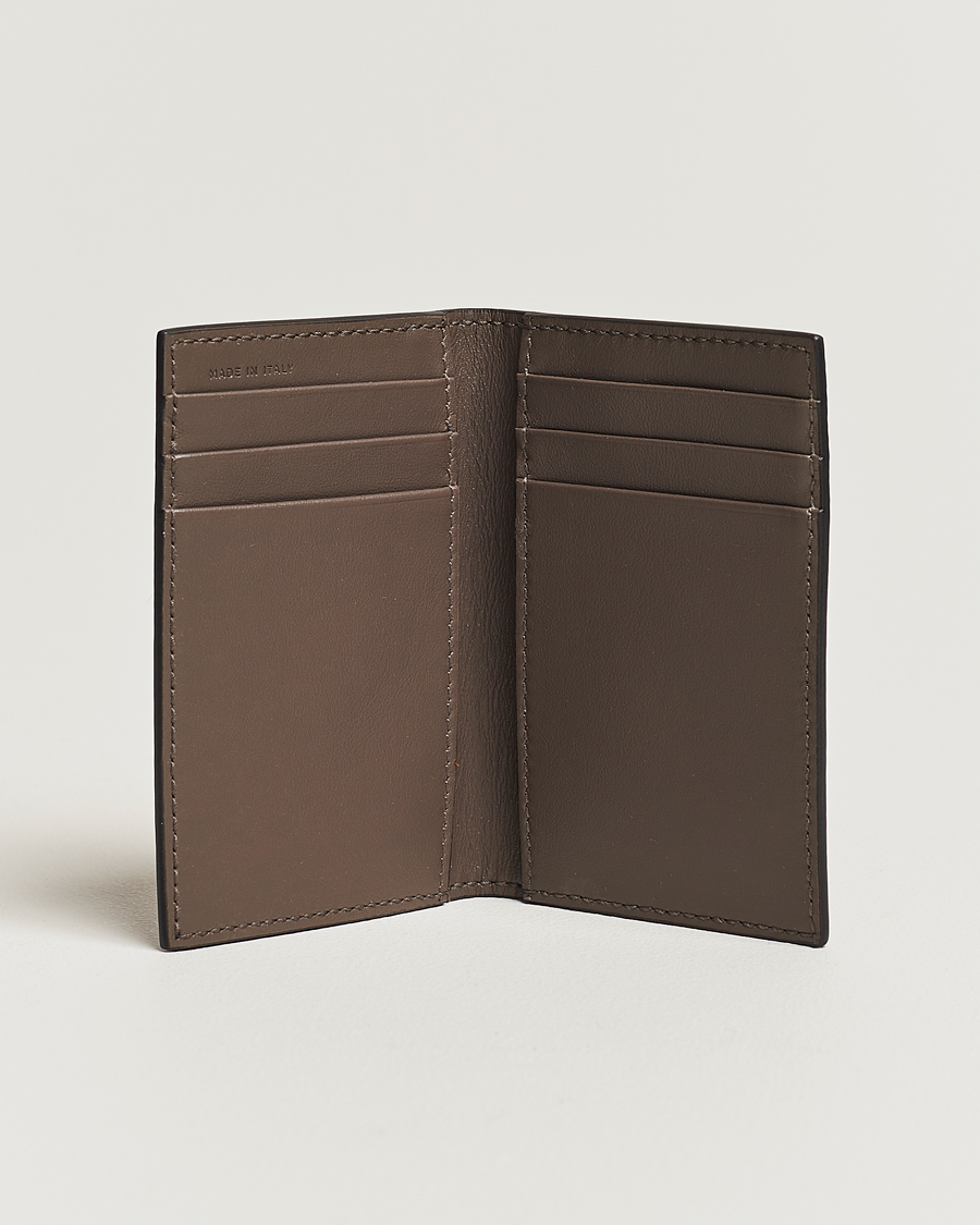 Men | Cardholders | Smythson | Ludlow 6 Folded  Wallet Dark Taupe