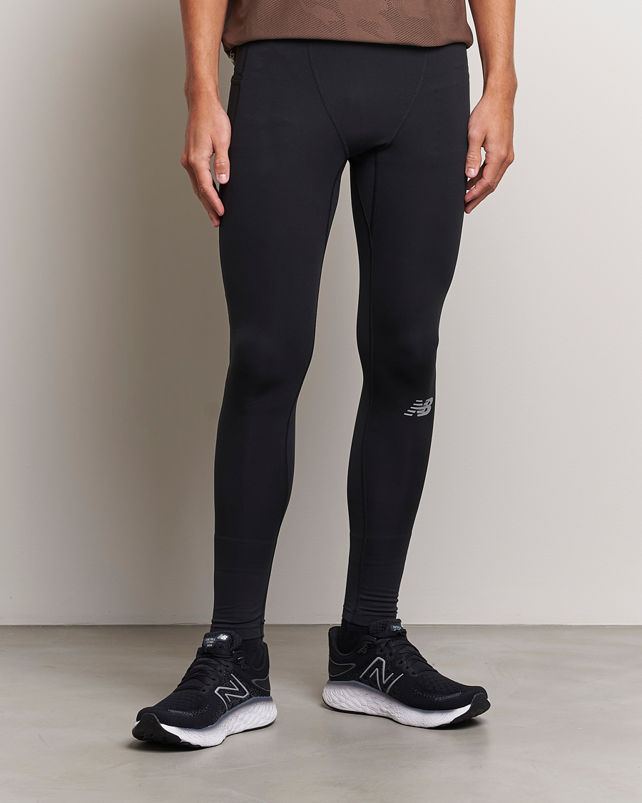 Men | Clothing | New Balance Running | Impact Run Tights Black