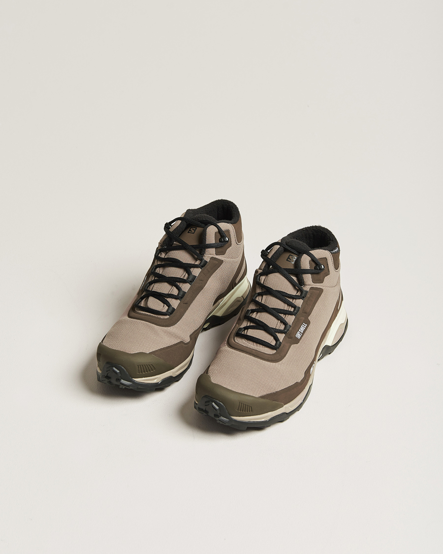Men | Active | Salomon | Shelter CSWP Boots Falcon/Vintage Khaki