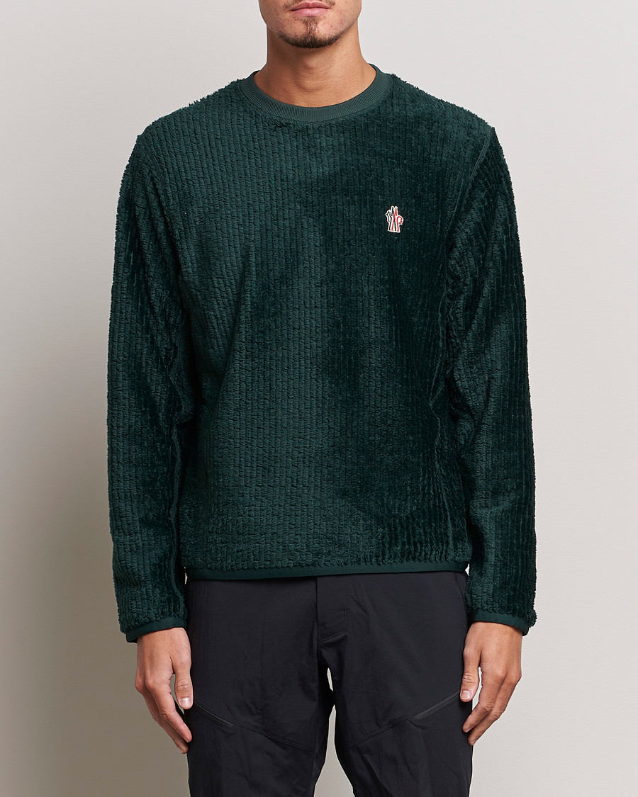 Men | Clothing | Moncler Grenoble | Fluffy Sweatshirt Green