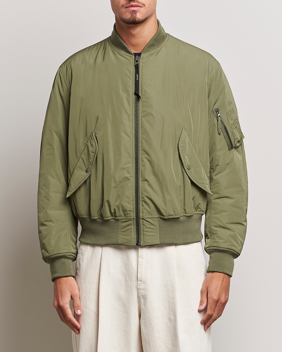 Men | Contemporary jackets | Aspesi | Gunner Nylon Flight Bomber Olive