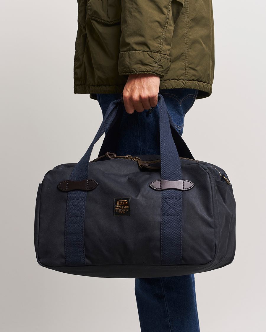 Men | Accessories | Filson | Tin Cloth Small Duffle Bag Navy