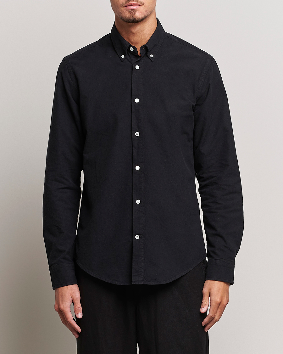Men | Clothing | NN07 | Arne Button Down Oxford Shirt Black