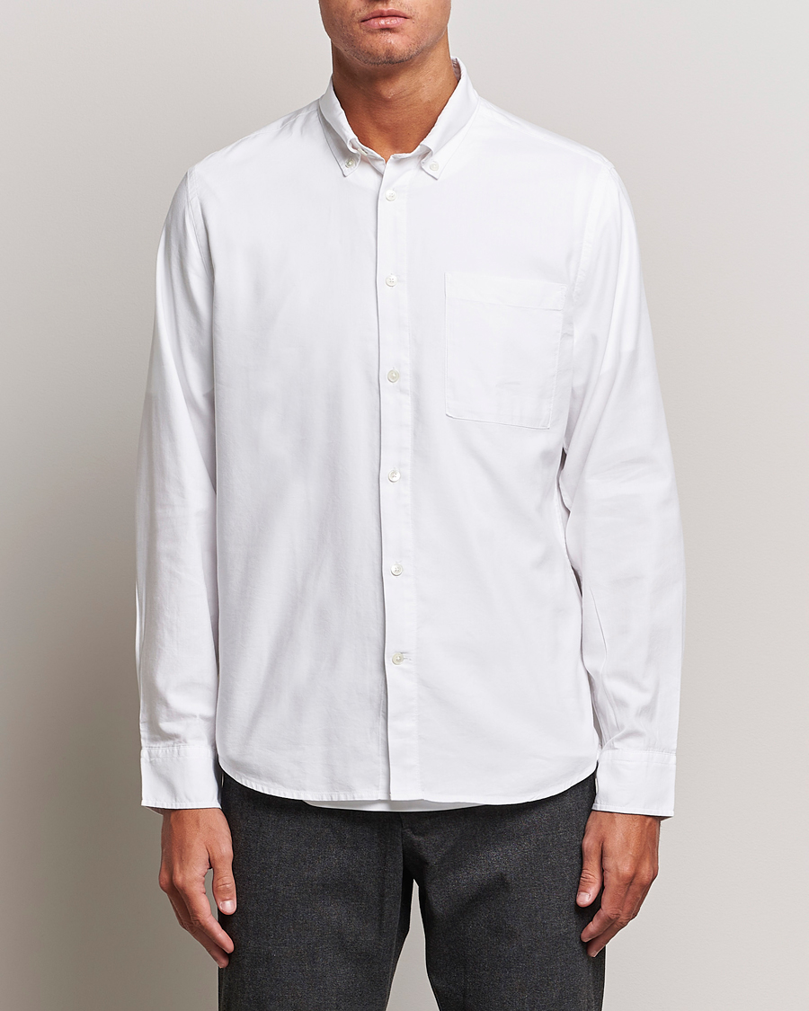Men | Clothing | NN07 | Arne Tencel Shirt White