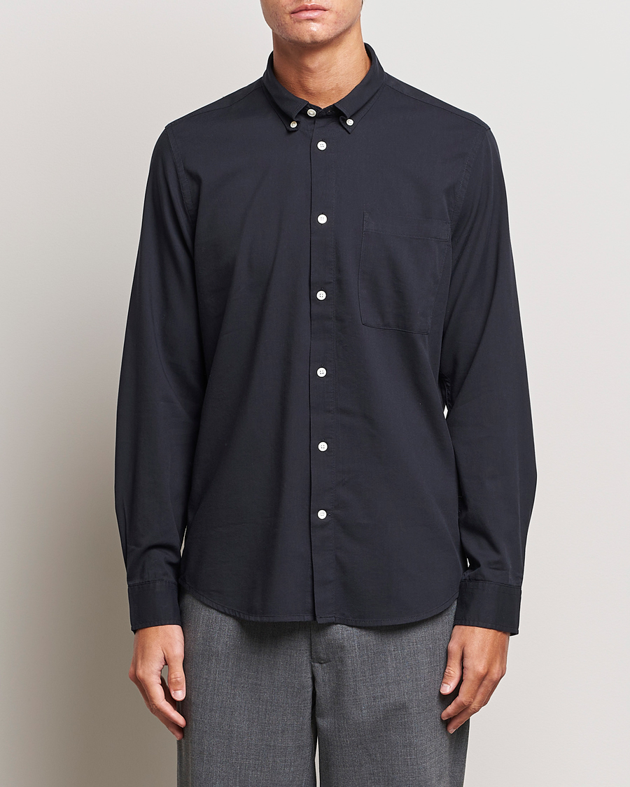 Men | Clothing | NN07 | Arne Tencel Shirt Black