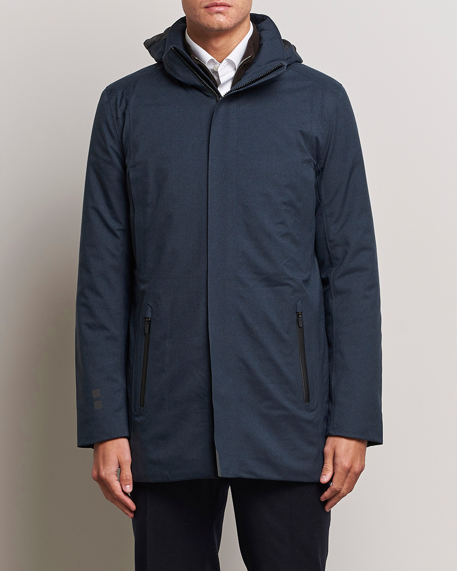 Men | Winter jackets | UBR | Regulator Parka Dark Navy Melange