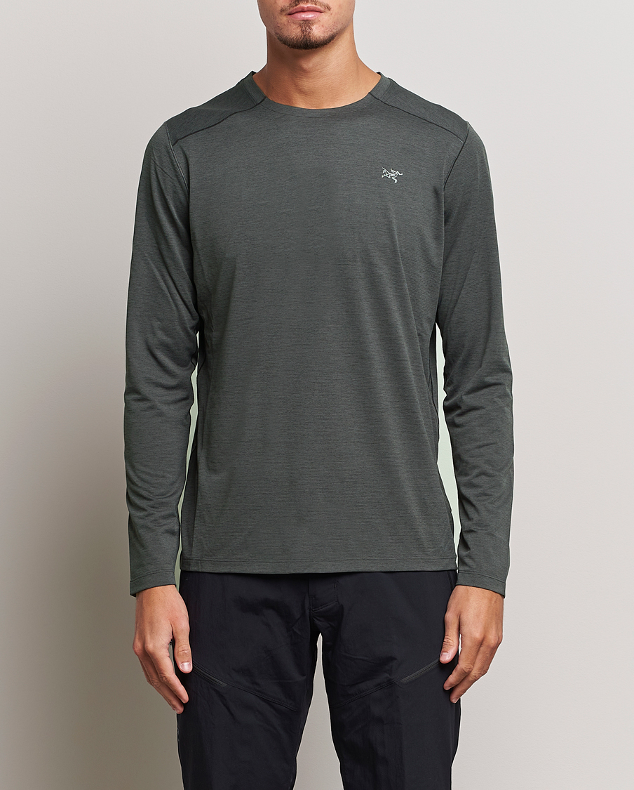 Homme | T-Shirts | Arc\'teryx | Cormac Long Sleeve T-Shirt Black Heather