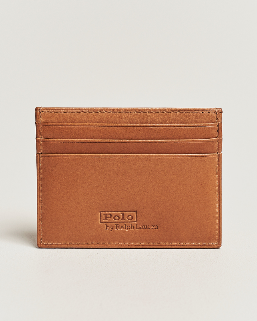 Herr | Korthållare | Polo Ralph Lauren | Heritage Leather Credit Card Holder Tan