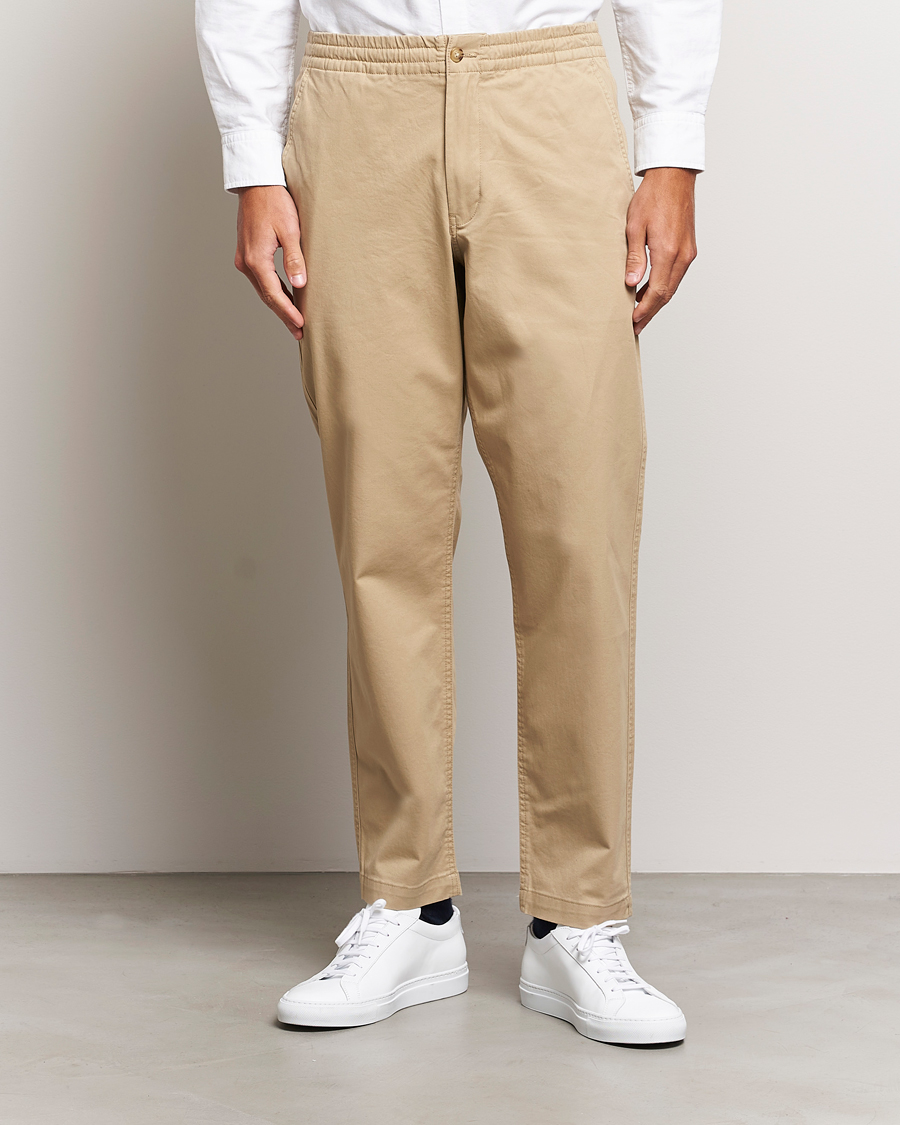 Men | Trousers | Polo Ralph Lauren | Prepster Stretch Drawstring Trousers Classic Khaki