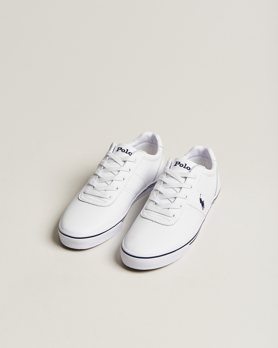 Men | Sneakers | Polo Ralph Lauren | Hanford Leather Sneaker Ceramic White