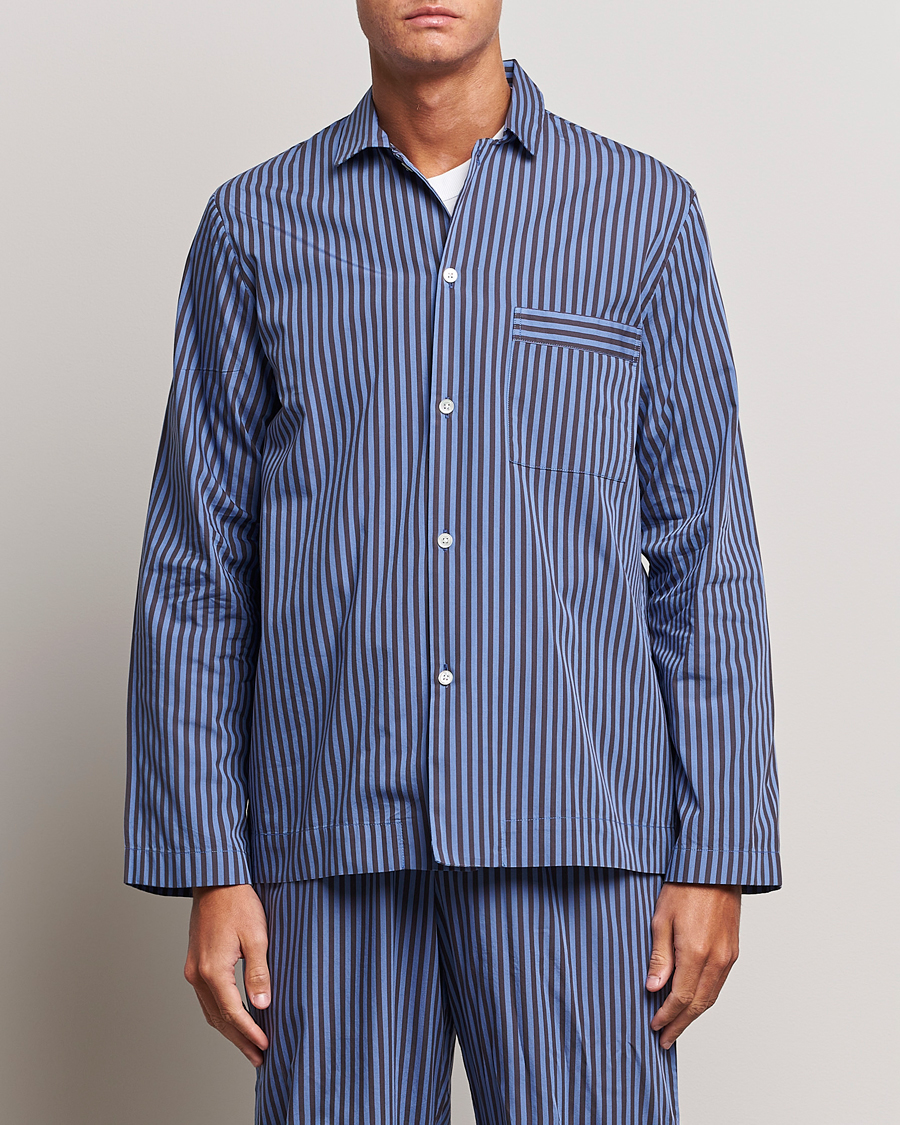 Men | Tekla | Tekla | Poplin Pyjama Shirt Verneuil Stripes 