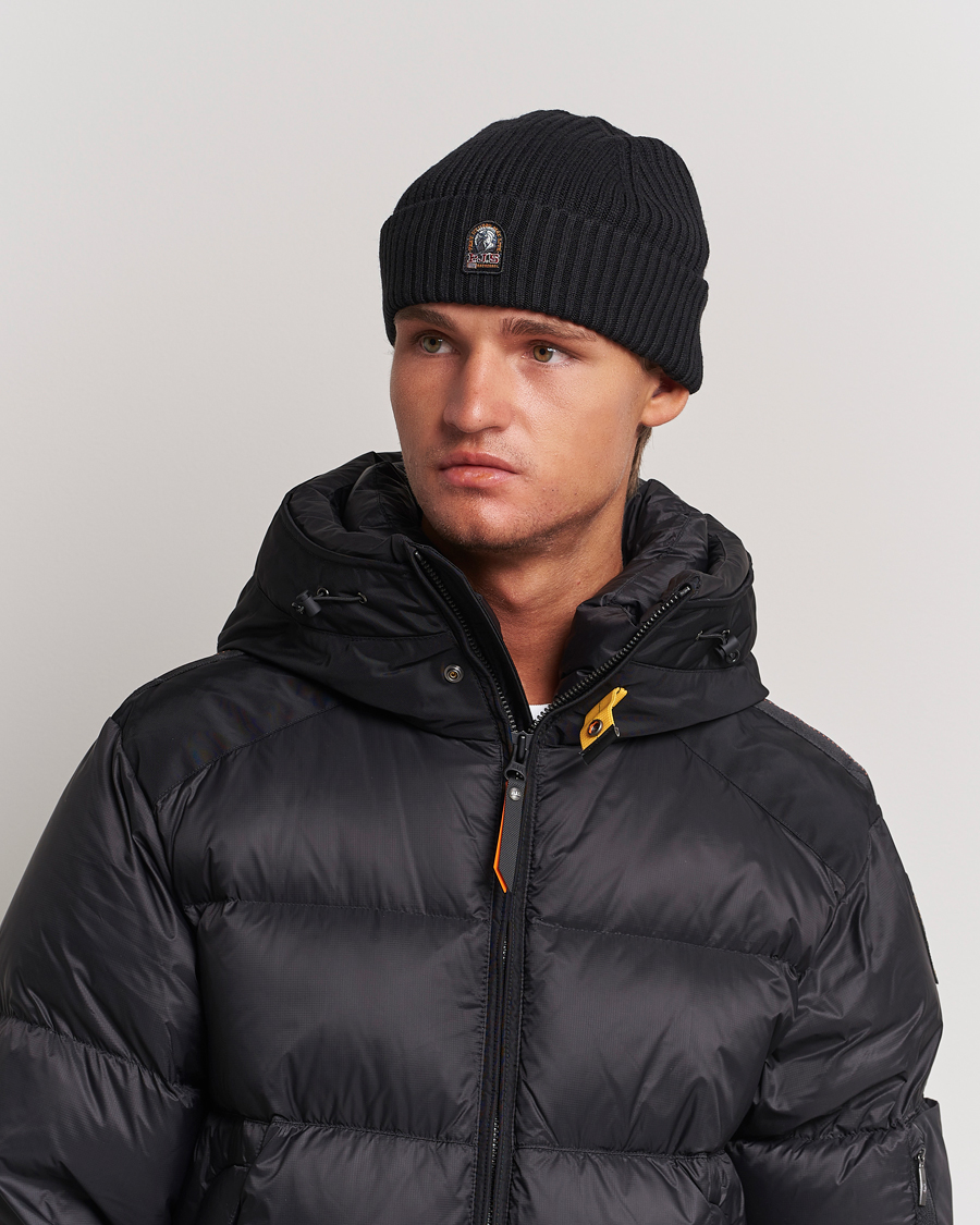 Homme | Parajumpers | Parajumpers | Ribbed Hat Black
