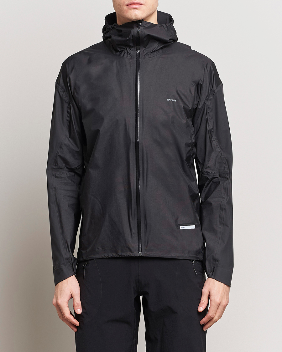Men | Clothing | Satisfy | Pertex 3L Fly Rain Jacket Black