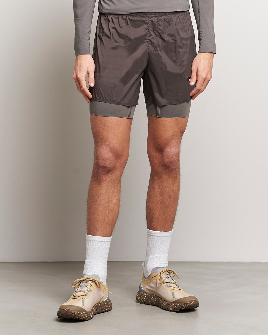 Men | Functional shorts | Satisfy | CoffeeThermal 8 Inch Shorts Quicksand