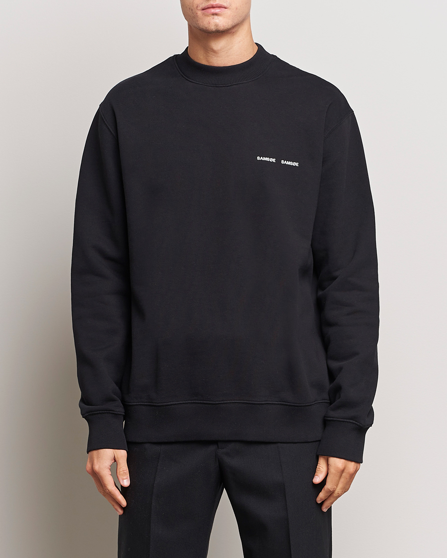 Men | Clothing | Samsøe Samsøe | Norsbro Crew Neck Sweatshirt Black
