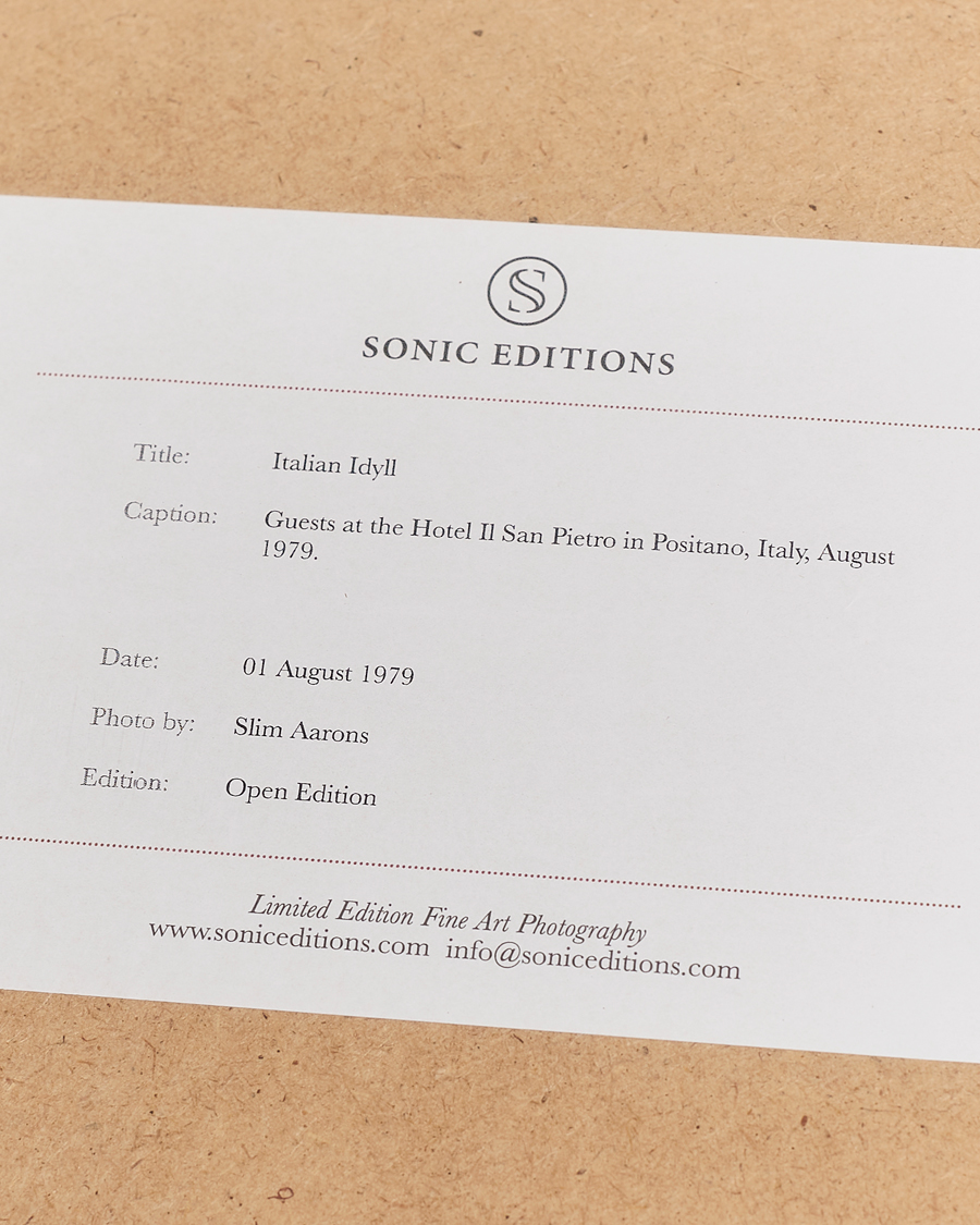 Men | Gifts | Sonic Editions | Framed Slim Aarons Italian Idyll 