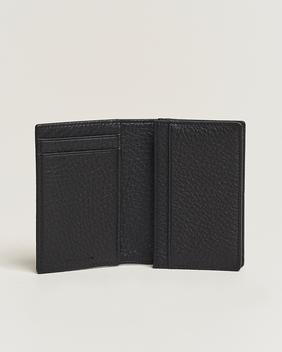 Men | Bi-fold & Zip Wallets | Canali | Grain Leather Billfold Black