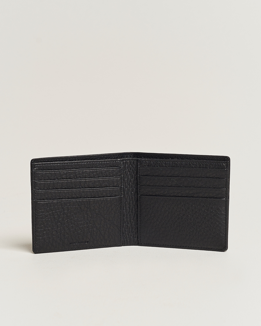 Men | Cardholders | Canali | Grain Leather Wallet Black