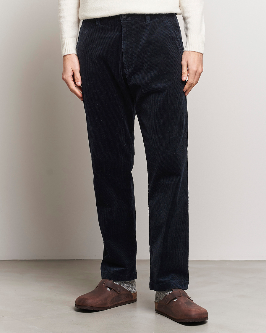 Men | NN07 | NN07 | Alex Regular Fit Corduroy Pants Navy Blue