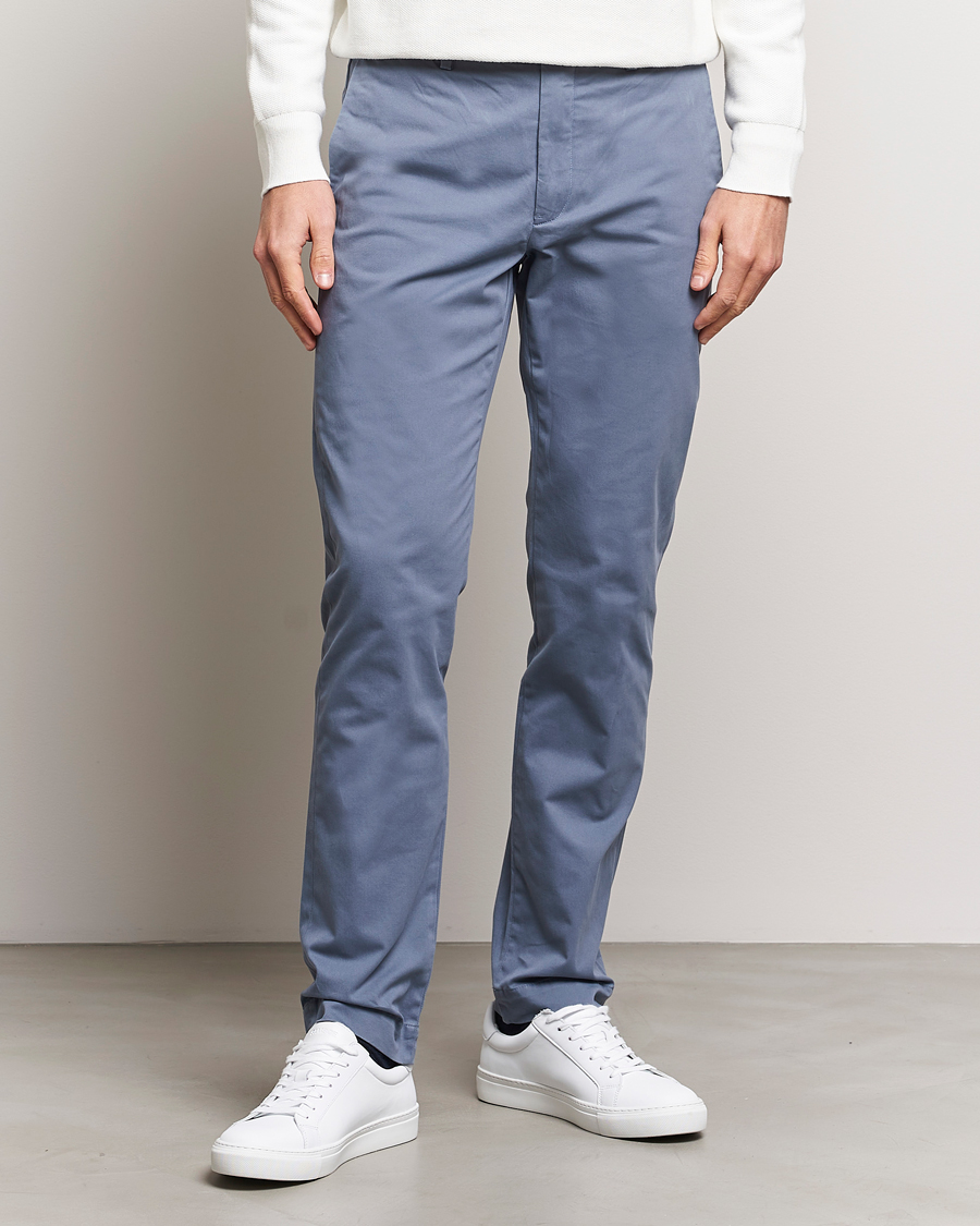 Men | Trousers | Polo Ralph Lauren | Slim Fit Stretch Chinos Bay Blue