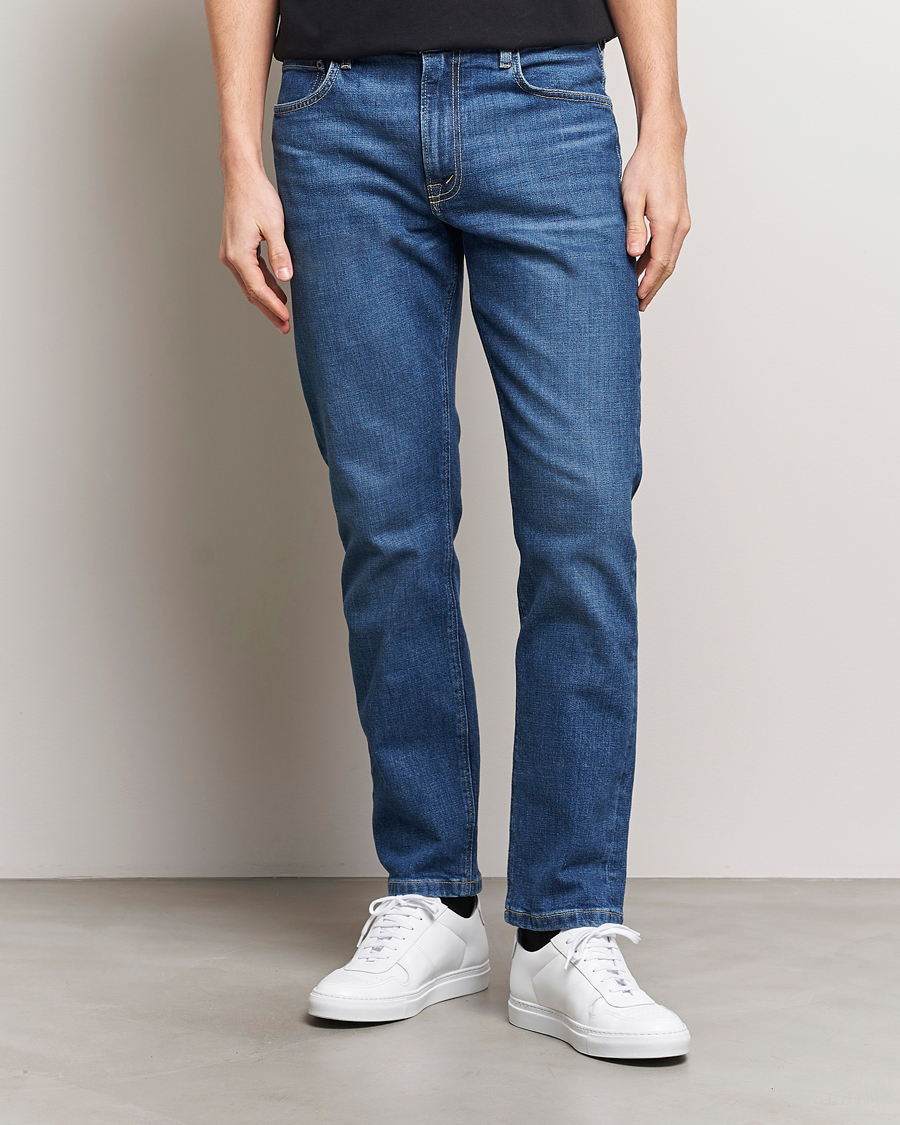 Men | Tapered fit | Jeanerica | TM005 Tapered Jeans Tom Mid Blue Wash