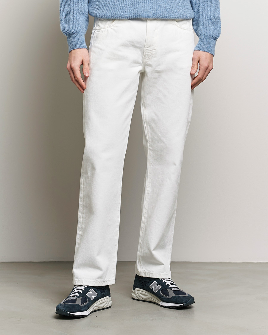 Men | White jeans | Jeanerica | SM010 Straight Jeans Natural White
