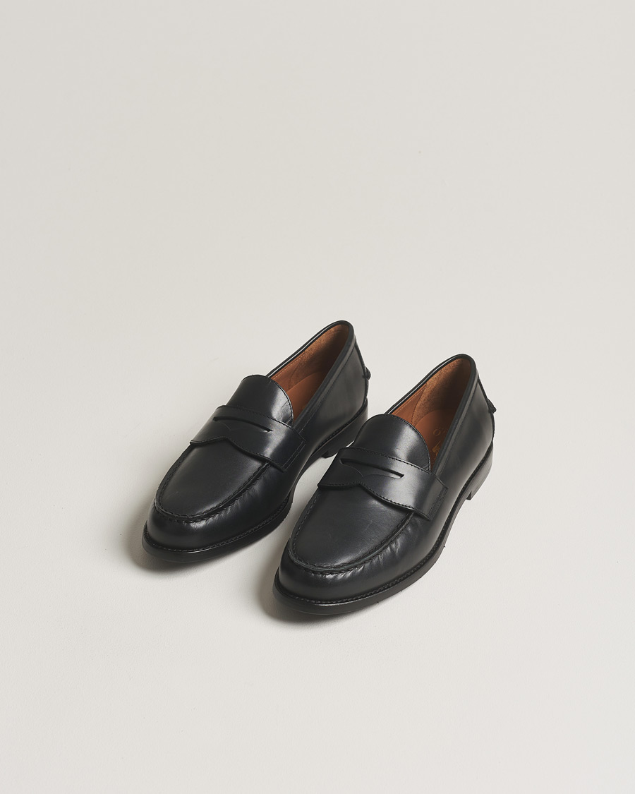 Men | Loafers | Polo Ralph Lauren | Leather Penny Loafer  Black