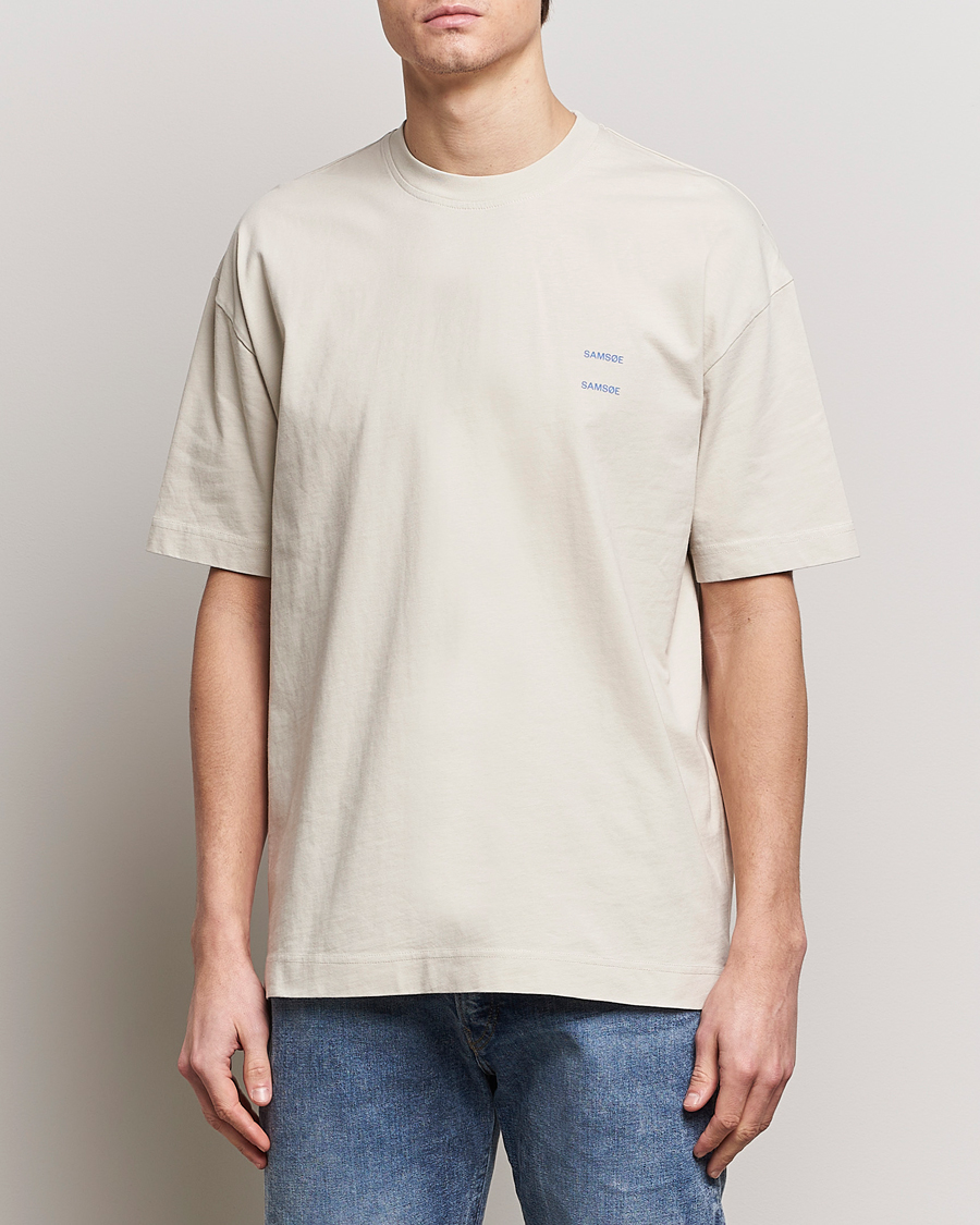 Men | Clothing | Samsøe Samsøe | Joel Organic Cotton T-Shirt Moonstruck