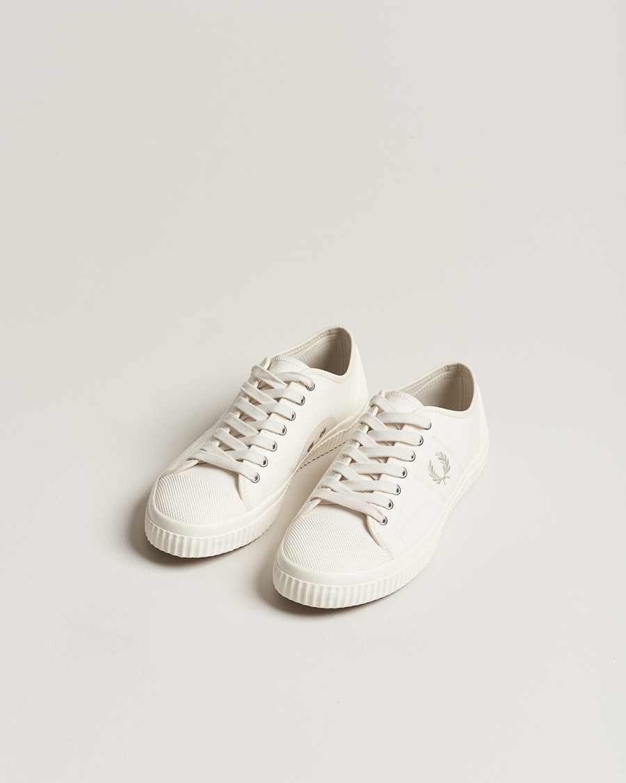 Men | Fred Perry | Fred Perry | Hughes Canvas Sneaker Ecru