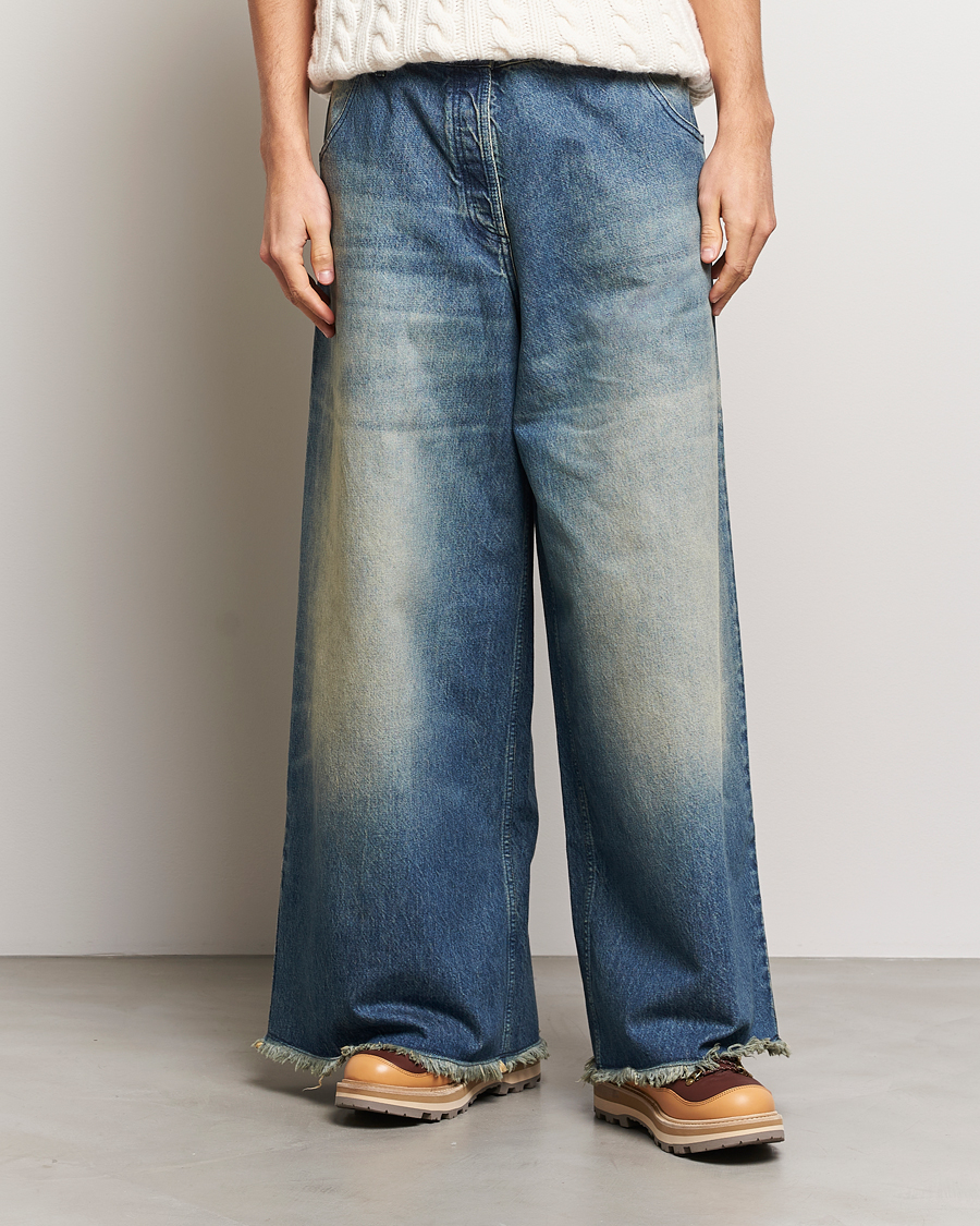 Men |  | Moncler Genius | Wide Jeans Mid Blue