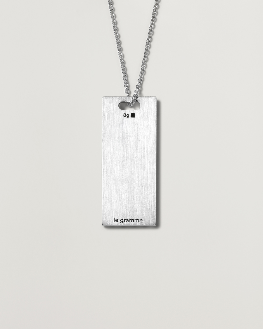 Homme | Luxury Brands | LE GRAMME | Godron Necklace Sterling Silver 8g