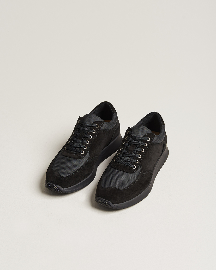 Men | Shoes | Myrqvist | Stensund Running Sneaker Black Suede