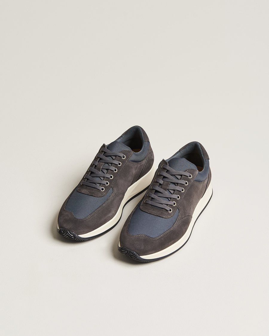 Men | Shoes | Myrqvist | Stensund Running Sneaker Dark Grey Suede
